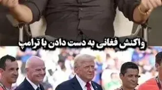 فغانی درباره دست دادن با ترامپ توضیح داد