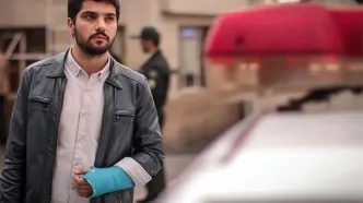 این تصاویر را از دست ندهید! تم جذاب و خاص سینا مهراد «بازیگر سریال پدر» با رزهای قرمز آتشین!