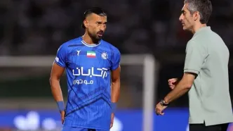 تمرینات خبرساز رامین رضاییان در پارک+فیلم