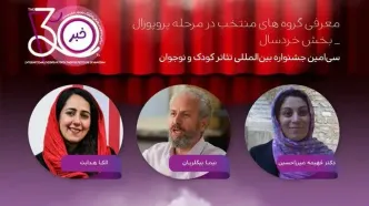 آثار بخش پروپوزال نمایش خردسال جشنواره تئاتر کودک و نوجوان معرفی شدند