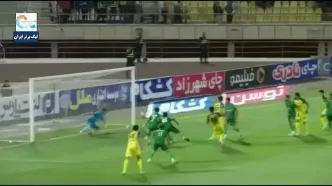 ویدیو: گل اول سپاهان به شمس آذر توسط آرش رضاوند