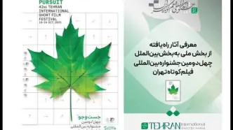 معرفی آثار راه یافته بخش ملی به بخش بین‌الملل جشنواره فیلم کوتاه تهران
