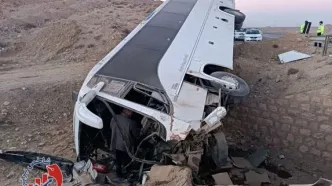 عامل تصادف اتوبوس حامل دانشجویان مشخص شد