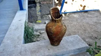 کشف شی‌ء سفالی دوران قاجار در رودسر