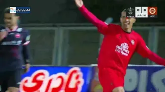 ویدیو: گل اول تراکتور به پرسپولیس توسط امیرحسین حسین‌زاده
