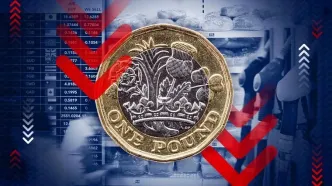 ارزش پوند انگلیس به کف دو ساله رسید