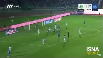 گل سوم استقلال به آلومینیوم توسط کوشکی