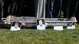 مراسم تشییع پیکر مرحوم اکبر کارگرجم(عکس)