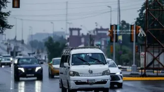 تصاویر؛ بارش باران در بغداد