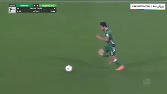 خلاصه بازی وردربرمن مقابل ولفسبورگ را ببینید+ ویدئو