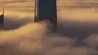 صحنه‌ای دیدنی از لحظه ورود مه غلیظ به سان‌فرانسیسکو