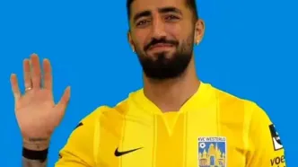 گلزنی اللهیار صیادمنش در بازی مقابل یاران علیرضا جهانبخش