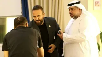 استقبال استقلال از الوصل با گل آبی+عکس