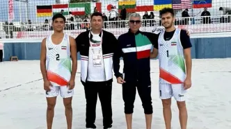 سومین برد پیاپی تیم ملی «الف» والیبال ساحلی با غلبه بر استرالیا