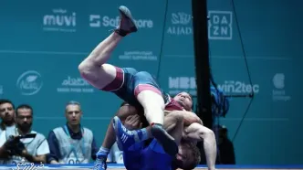 ویدیو| رحمان عموزاد با این کنده فرنگی بی رحمانه طلا گرفت!