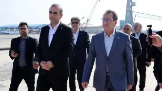 بازدید معاون وزیر راه و شهرسازی از زیرساخت‌های بندری و لجستیکی منطقه آزاد انزلی