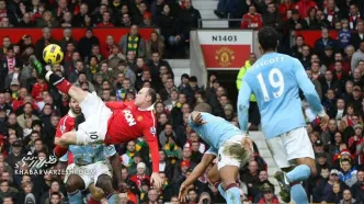 ویدیو| قیچی برگردان وین رونی در ۴۰ سالگی به یاد دربی منچستر!