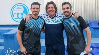 رقابت دو ستاره استقلال زیر نظر وریا غفوری و خسرو حیدری