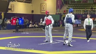 ویدیو| نایب قهرمان کاراته المپیک پاریس در بازی‌های ریاض تکواندوکار شد!
