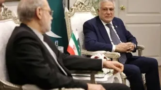 دیدار لاریجانی با وزیر خارجه پاکستان