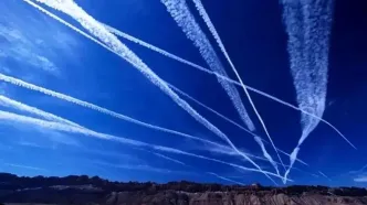 آمریکا و اسرائیل در آسمان کرمان گازهای سمی پخش کردند!