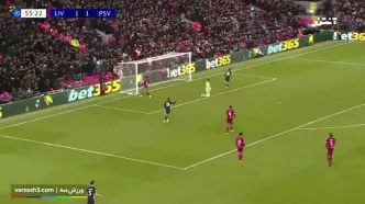 خلاصه بازی لیورپول 1 - آیندهوون 4