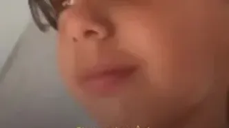 دختربچه فلسطینی لحظه هدف قرار گرفتن چادرش را زنده ثبت کرد