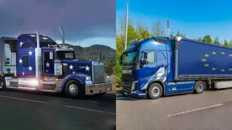 چرا اکثر کامیون‌های آمریکایی دماغه دارند اما کامیون‌های اروپایی ندارند؟