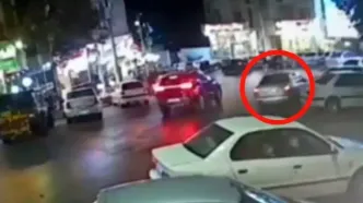 تصادف شبانه در طرقبه مشهد / خودروی افسارگسیختهخیابان را بهم ریخت