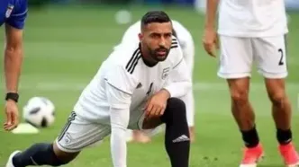 قدوس برای بازی با فرهاد مجیدی کاپیتان شد!