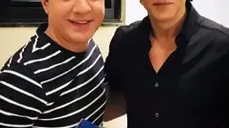 تبریک ویژه عمو پورنگ به شاهرخ خان در روز تولدش