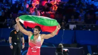 صید طلایی پادشاه کشتی ایران در ریاض/ قهرمانی مقتدرانه محمدهادی ساروی