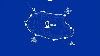 بلو، حامی ماراتن بزرگ کیش شد