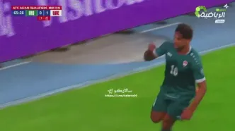 ویدیو: گل اول عراق به امارات توسط مهند علی
