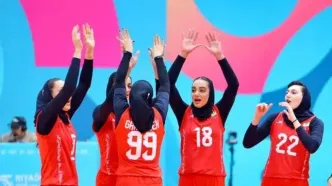 اولین برد زنان والیبال ایران در بازی‌های کشورهای اسلامی