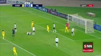 گل اول سپاهان به آخال توسط آرش رضاوند در دقیقه ۸ /سپاهان 1- 0آخال