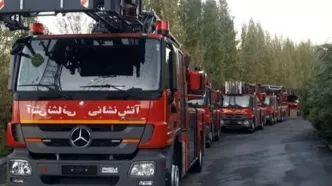 آتش‌سوزی رستوران دوطبقه شهرک غرب