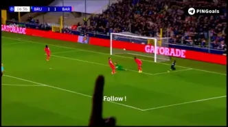 ویدیو: گل دوم کلوب بروژ به بارسلونا توسط فوربس