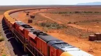 (ویدیو) طولانی ترین قطار باربری جهان را از نزدیک بببینید!
