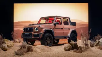 غول آفرودی مرسدس، بدون سقف شد