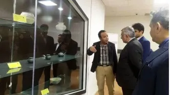 معاون عراقچی از محوطه باستانی شهر سوخته بازدید کرد