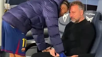 نارضایتی فلیک پس از پیروزی بارسلونا: ابراز نگرانی جدی مربی به رافینیا