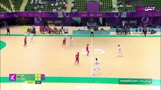 خلاصه فوتسال ایران 4 - تاجیکستان 1
