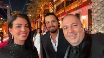 واکنش بامزه نرگس محمدی به سلفی علی اوجی و جورجینا+فیلم