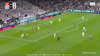 ویدیو: گل چهارم رئال مادرید به والنسیا توسط کارراس