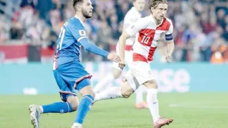 کرواسی با مودریچ به جام جهانی رسید