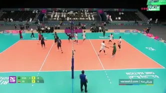 (ویدیو) خلاصه بازی والیبال ایران و عربستان 20 آبان 1404