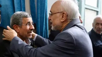 مراسم ختم خواهر محمود احمدی نژاد / گزارش تصویری