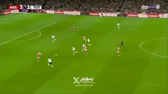 گل چهارم آرسنال مقابل تاتنهام را ببینید + ویدئو