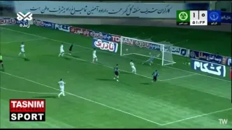 گل اول گل گهر مقابل ذوب آهن را ببینید + ویدیو